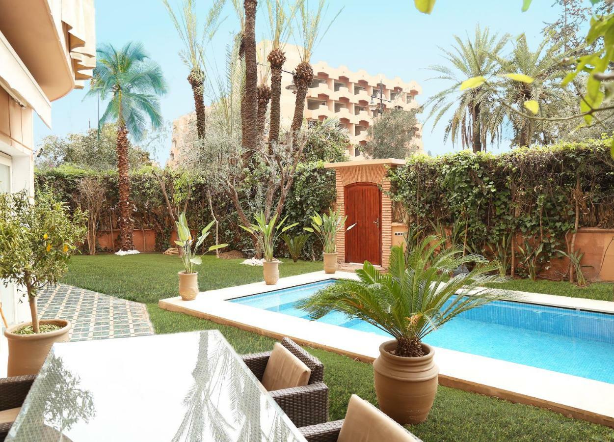 The Ruby Apartment With Private Swimming Pool - Hivernage Quarter - By Goldex Marrakech Marrakesh Exterior foto